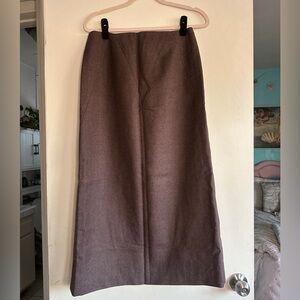 Chic Women's Brown Maxi Skirt